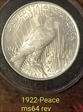 1922 $1 Peace MS-64