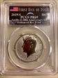 2019-S 50C Kennedy Enhanced Rev PR Set First Day of Issue - Half Dollar Set ER AMF PR69