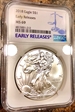 2018 $1 Silver Eagle ms69