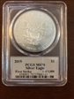 2019 $1 Silver Eagle First Strike Cleveland Arrows 1 of 1000 MS70