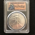 2020 $1 Silver Eagle First Strike Leonard Buckley 1 of 1000 MS70