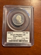 2004-S 25C Texas Silver PR69DCAM