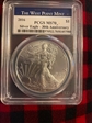 2016 $1 Silver Eagle  30th Anniversary MS70