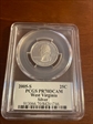 2005-S 25C West Virginia Silver PR70DCAM