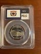 2005-S 25C West Virginia Silver PR70DCAM