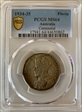 1934-35 Florin Centennial KM-33  Ag MS64