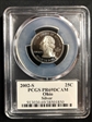 2002-S 25C Ohio Silver PR69DCAM