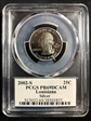 2002-S 25C Louisiana Silver PR69DCAM