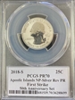 2018-S 25C Apostle Islands NP-Silver Rev PR 50th Anniversary Set First Strike Cleveland Native PR70