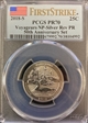 2018-S 25C Voyageurs NP-Silver Rev PR 50th Anniversary Set First Strike PR70