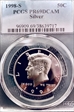 1998-S 50C Silver PR69DCAM