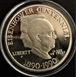 1990-P $1 Eisenhower PR63