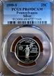 1999-S 25C Pennsylvania Silver PR69DCAM