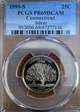 1999-S 25C Connecticut Silver PR69DCAM