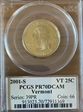 2001-S 25C Vermont PR70DCAM