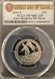 2016-S 25C Fort Moultrie NP Silver First Day of Issue PR70DCAM