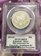 2014 S 50c Kennedy Half Dollar MS70