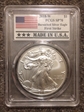 2018-W $1 Burnished Silver Eagle First Strike SP70