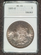 1885-O $1 Morgan MS65