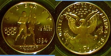 1984-W $10 Olympic PR69DCAM