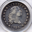 1795 $1 Flowing Hair, 3 Leaves XF40