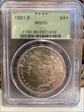 1881-S $1 MS65