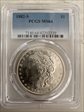 1882-S $1 MS64