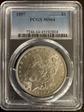 1897 $1 MS64