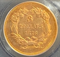 1878 $3 AU58