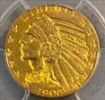 1908 $5 Indian MS61