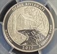 2017-S 25C Ozark Riverways NP Enhanced Unc Set FDI Denver ANA SP70