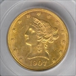 1907-D $10 MS61