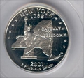 2001-S 25C New York Silver PR70DCAM