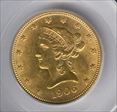 1906 $10 MS62