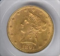 1891 $10 MS62