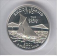 2001-S 25C Rhode Island Silver PR70DCAM