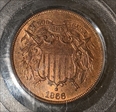 1866 2C MS64RB