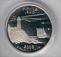 2003-S 25C Maine Silver PR70DCAM