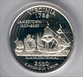 2000-S 25C Virginia Silver PR70DCAM