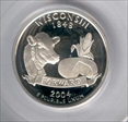 2004-S 25C Wisconsin Silver PR70DCAM