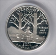 2001-S 25C Vermont Silver PR70DCAM
