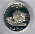 2005-S 25C Kansas Silver PR70DCAM