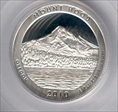2010-S 25C Mount Hood NP - Silver PR70DCAM
