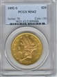 1892-S $20 MS62