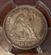 1886 10C AU58