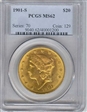 1901-S $20 MS62