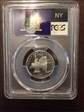 2001-S 25C New York Silver PR69DCAM