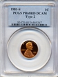 1981-S 1C Type 2 PR68DCAM