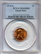 1970-S 1C Small Date MS65RD