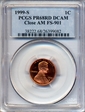 1999-S 1C Close AM FS-901 PR68DCAM
